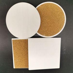 Posavasos de Cerámica Blancos para Sublimación, Posavasos Redondos y Cuadrados de Bisque con Base de Fieltro para Regalos, Venta al Por Mayor - Product Image 4