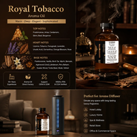 Huile parfumée essentielle sans eau CREAROMA Premium Wholesale Royal Tobacco Hotel pour diffuseur d'arômes OEM ODM Commercial