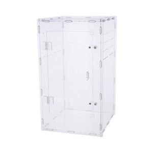 Boîte à tarentule magnétique transparente 20x20x35cm acrylique classique simple Terrarium réservoir d'insectes <span class=keywords><strong>Cages</strong></span> pour animaux de compagnie pour animaux de compagnie - Product Image 1