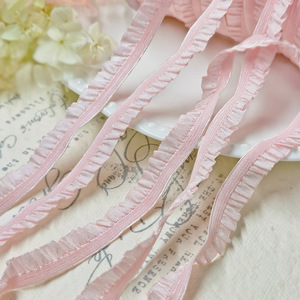 Otra cinta elástica plisada de encaje de 1 cm para ropa infantil y manualidades DIY - Product Image 3