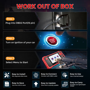 LAUNCH <span class=keywords><strong>X431</strong></span> <span class=keywords><strong>CRP123</strong></span> V2.0 PLUS Escáner Obd2, Lector de Códigos Automotrices, Herramienta de Diagnóstico de Motor, ABS, SRS y Transmisión para Autos, Actualización Gratuita - Product Image 5