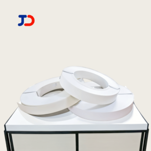 Trắng PVC <span class=keywords><strong>T</strong></span>-Hình Nhựa Ấm Bàn Viền UV Hội Đồng Quản Trị Gỗ Melamine ABS Acrylic Dính Kệ Đúc Cho <span class=keywords><strong>T</strong></span>ủ - Product Image 1