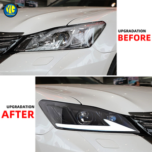 YU GUANG phare LED pour Toyota Crown S210 <span class=keywords><strong>2015</strong></span> 2018 2020 phare 2 lentilles DRL et accessoires de voiture projecteurs LED avant - Product Image 3