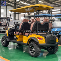 Nouvelle Voiturette de Golf Électrique à Énergie Solaire 4 Places Homologuée pour la Route avec Batterie au Lithium, Voiturette de Luxe pour Complexes Hôteliers et Visites Touristiques (Direct Usine)