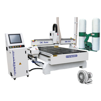 Machine de fraisage CNC pour le travail du bois de haute qualité 1325, routeurs à bois pour panneaux composites PVC MDF, RichAuto haute productivité
