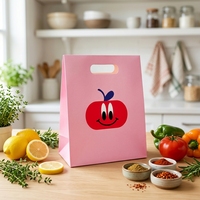Sac fourre-tout personnalisé en papier d'art de luxe écologique avec poignées en corde de coton, ruban et pelliculage UV pour boutique de vêtements, exposition, logo Binglan