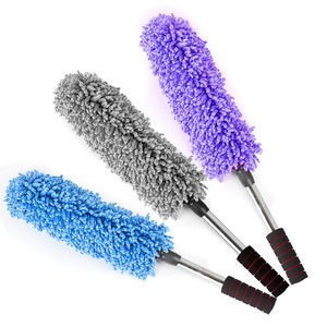 <b>Car</b> Wash Wax Brush 42x80Cm Microfiber Retractable For <b>Car</b> Cleaning And <b>Polishing</b> - Product Image 2
