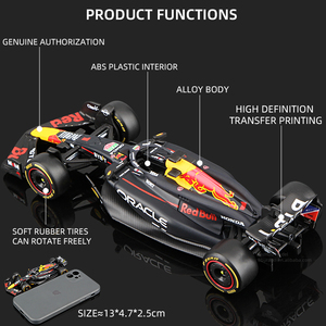 <span class=keywords><strong>Bburago</strong></span> modello 1:43 2024 REDBULL RB20 Verstappen lega <span class=keywords><strong>auto</strong></span> Diecast giocattolo F1 W15 McLaren MCL38 SF-24 - Product Image 3