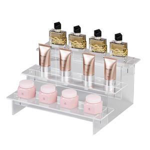 Présentoir créatif transparent à 3 niveaux <span class=keywords><strong>pour</strong></span> collection de figurines et cosmétiques, en acrylique à emboîtement rapide, <span class=keywords><strong>pour</strong></span> la maison - Product Image 6