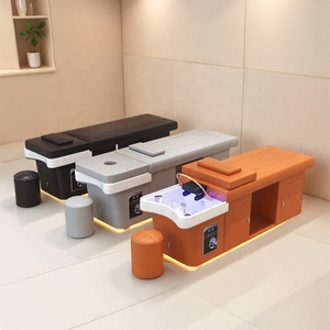Fauteuils à <span class=keywords><strong>shampoing</strong></span> pour les salons de coiffure, les salons de coiffure et les spas Baignoires blanches pour lits de massage thaïlandais - Product Image 3