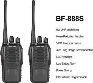 สำหรับ BF-888S เครื่องวิทยุสื่อสารสำหรับเด็ก รุ่นมินิ ระยะไกล 5W สองย่านความถี่ กันน้ำระดับ IPX-3 แบตเตอรี่ลิเธียม 1500-2000mAh - Product Image 6