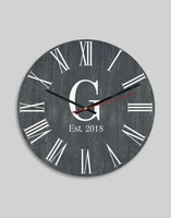 Horloges murales rondes personnalisées grande décoration de maison pour cadeau