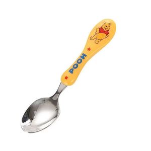 Cuchara de acero inoxidable con dibujos animados, tipo cónico pequeño para niños, cucharas de entrenamiento para alimentación de bebés, necesidades diarias para el hogar - Product Image 5