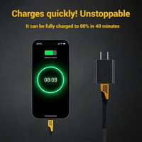 Kabel USB Zinc 4 in 1 PD 65W Multi-Fungsi Pengisian Cepat untuk iphone samsung - Promo!