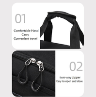 Sac de voyage Oxford personnalisé avec logo, grande capacité, compartiment à chaussures, sacs de sport imperméables pour hommes