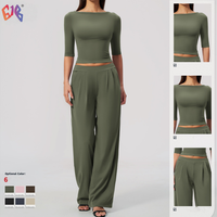 Nouvel ensemble de vêtements de sport pour femmes, décontracté, pour la course à pied, la gym, le fitness, le yoga, séchage rapide, vêtements de sport