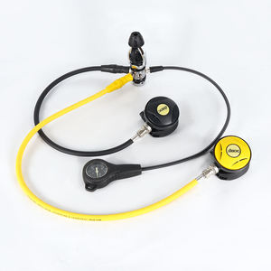 ชุดควบคุมการดำน้ำแบบมืออาชีพ DIDEEP สีเงิน 1HP 4LP สำหรับถังอากาศ อุปกรณ์ดำน้ำ - Product Image 1