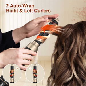 5 in 1 <b>Foldable</b> Hair Styler Dryer Hot Air Brush & High Speed Ionic Volumizer 110000 RPM Curling Iron One-<b>Step</b> Styling Solution - Product Image 5