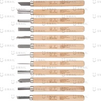12 pièces bricolage couteau à découper sur bois général travail du bois couteau à découper ensemble dessiner Scorp gravure sur bois Kit d'outils à main début sculpteur ensemble
