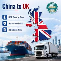 Agent d'expédition DDP Royaume-Uni TVA Dropshipping Express Aérien Dédouanement Chine vers Royaume-Uni Porte-à-Porte LCL Transport Routier Transitaire