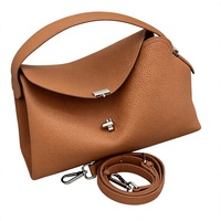 Sac à main vintage 2026 en cuir de vachette de luxe pour femme, tendance, minimaliste, avec fermoirs, sac de médecin polyvalent grande capacité, sac à bandoulière pour femme