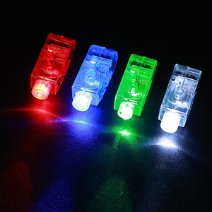 Lampes à doigts lumineuses multicolores LED, alimentées par piles, pour spectacles de danse de rue, bars et concerts - Product Image 3