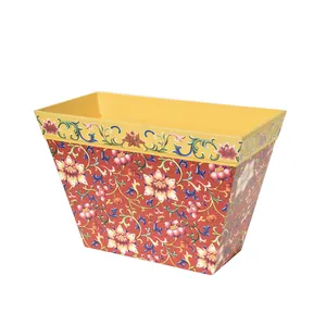 Fabricant de boîtes en papier de Noël personnalisées Panier cadeau de fruits Plateau de marché pour colis cadeaux Panier en carton