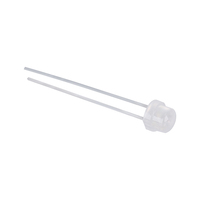 Lampada LED Personalizzabile a Forma di Cappello di Paglia Blu da 5mm con Angolo di Visione di 120°, Tensione di Ingresso 2.6-3.4V, Dimmerabile, Alto CRI 80