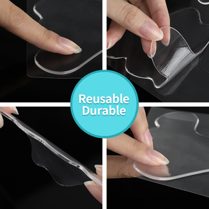 Autocollants <span class=keywords><strong>en</strong></span> Silicone réutilisable pour le visage, 100 pièces, pour le cou, la tête, les yeux, patchs autocollants Anti-rides, bande autocollante Anti-vieillissement - Product Image 5