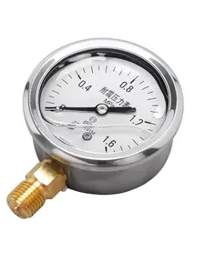 Manômetro Digital de Aço Inoxidável com Glicerina, à Prova de Choque, Medidor de Pressão 0-100 <span class=keywords><strong>MPa</strong></span> para Óleo e Água - Product Image 4