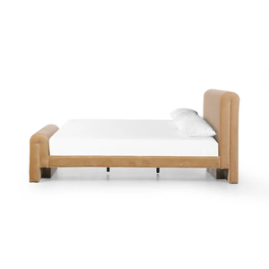 Cama blanda convertible de lujo moderna para uso doméstico Diseño que ahorra espacio Espuma Contrachapada MDF Características de enfriamiento extensibles Diseño con mechones - Product Image 6