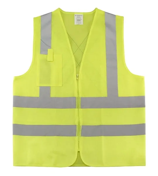 Rompi keselamatan reflektif visibilitas tinggi pakaian kerja aman dengan sertifikat