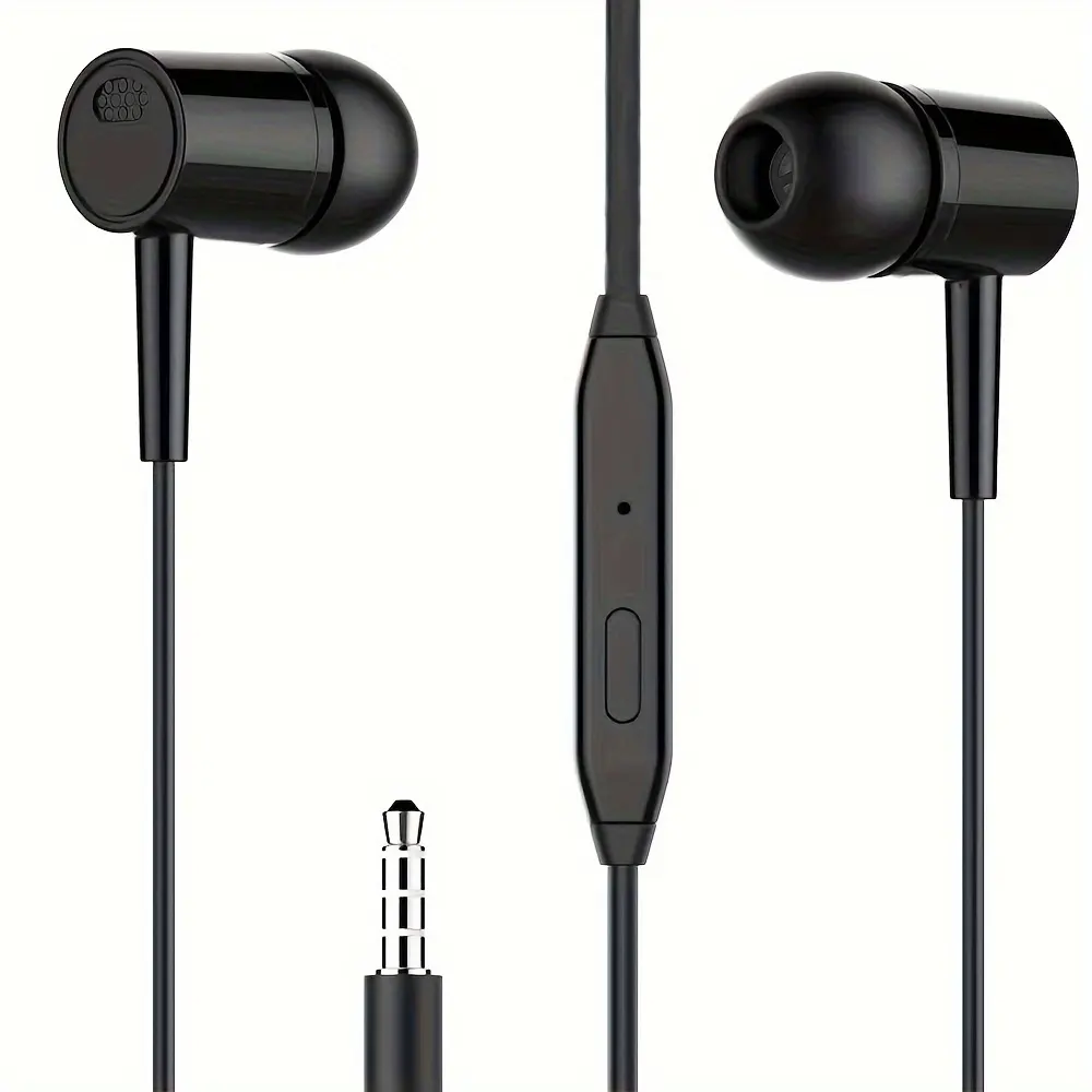 3,5mm Jack kabelgebundene Kopfhörer doppel-dynamisches Ohrhörer Bass Headset Stereo Sport laufen universelle Ohrhörer für Android