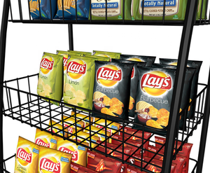 Estante de exhibición de comida de bocadillos de <span class=keywords><strong>supermercado</strong></span> OEM Estantes de exhibición de patatas fritas - Product Image 6