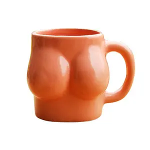 性感胸部3D马克杯批发新奇饮料陶瓷咖啡杯