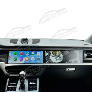 BaoShang doble pantalla táctil 12,3 pulgadas Android 13 inalámbrico <span class=keywords><strong>Apple</strong></span> <span class=keywords><strong>Carplay</strong></span> Radio de coche para Porsche Macan 2018-2024 navegación Gps - Product Image 6