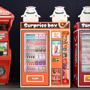 Vente en gros Metro Blind Box Distributeur automatique SDK personnalisé avec carte <span class=keywords><strong>de</strong></span> crédit et paiement en espèces POP Mart Cartes à collectionner Distributeur automatique Labubu - Product Image 6