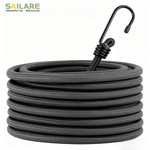 Tali Elastis Bungee Lateks dengan Penutup Poliester Kuat untuk Pengikat Barang Perjalanan dan Penyimpanan - Product Image 3