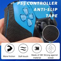 Autocollant de protection pour manette PS5, compatible avec la coque de la manette, antidérapant, pour accessoires Playstation 5
