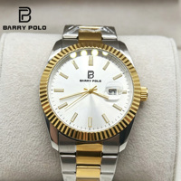 Montre de plongée mécanique Miyota en acier inoxydable 316 avec cristal saphir, bracelet en acier inoxydable, 30 bars, réserve de marche, haute qualité