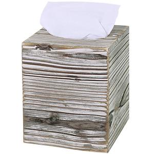 Jujiuji — boîte <span class=keywords><strong>à</strong></span> mouchoirs carrée <span class=keywords><strong>en</strong></span> <span class=keywords><strong>bois</strong></span>, ruchée boîte <span class=keywords><strong>à</strong></span> mouchoirs rustiques, porte-serviettes <span class=keywords><strong>en</strong></span> <span class=keywords><strong>bois</strong></span>, Cube de mouchoirs - Product Image 1