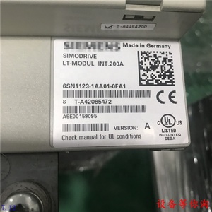 Module d'alimentation 6SN1123-1AA01-0FA1 6SN1123-1AA01-0FA0 6SN1123-1AA02-0FA0 pour système d'automatisation industrielle - Product Image 2