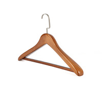 Cintres en bois doré pour vêtements avec Logo, bon prix