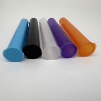 Tube en plastique personnalisé avec couvercle pop-top, emballage en rouleau, ouverture facile, tube résistant aux enfants