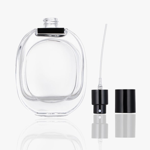 30ml 50ml Grey/Frosty/Transparent Glass Perfume <b>Spray</b> <b>Bottle</b> with Black Cap <b>Empty</b> <b>Bottle</b> for Cosmetics and Personal Care - Product Image 2