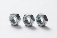 Écrou hexagonal en acier au carbone zingué résistant à la corrosion pour l'exploitation minière M1.4-M72 DIN 934 entièrement fileté autobloquant usiné CNC