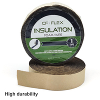 Ruban isolant en mousse de caoutchouc NBR Matériau auxiliaire pour insonorisation pour mousse d'isolation acoustique