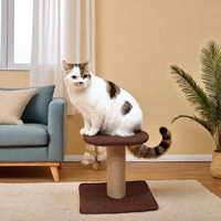 Mobilier 2 en 1 pour animaux de compagnie, lit et griffoir pour chat couché, qualité supérieure du Vietnam