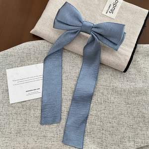 Elegante Pinza para el Cabello con Lazo de Satén de Seda de Doble Capa, Lazo Largo de Tela Tipo Pico de Pato para Niñas, Ideal para Fiestas y Eventos - Product Image 6