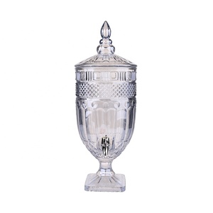 Bình Rót Nước Trái Cây Bằng Thủy Tinh Trong Suốt Tốt 5L Bình Đựng Đồ Uống Bằng Thủy Tinh Có Vòi Nước Cho Bữa Tiệc Ngoài Trời Dung Tích Lớn Tất Cả Đồ Uống - Product Image 4